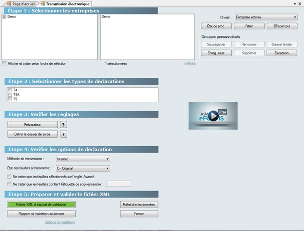 Electronic Filing - CRA-Fr